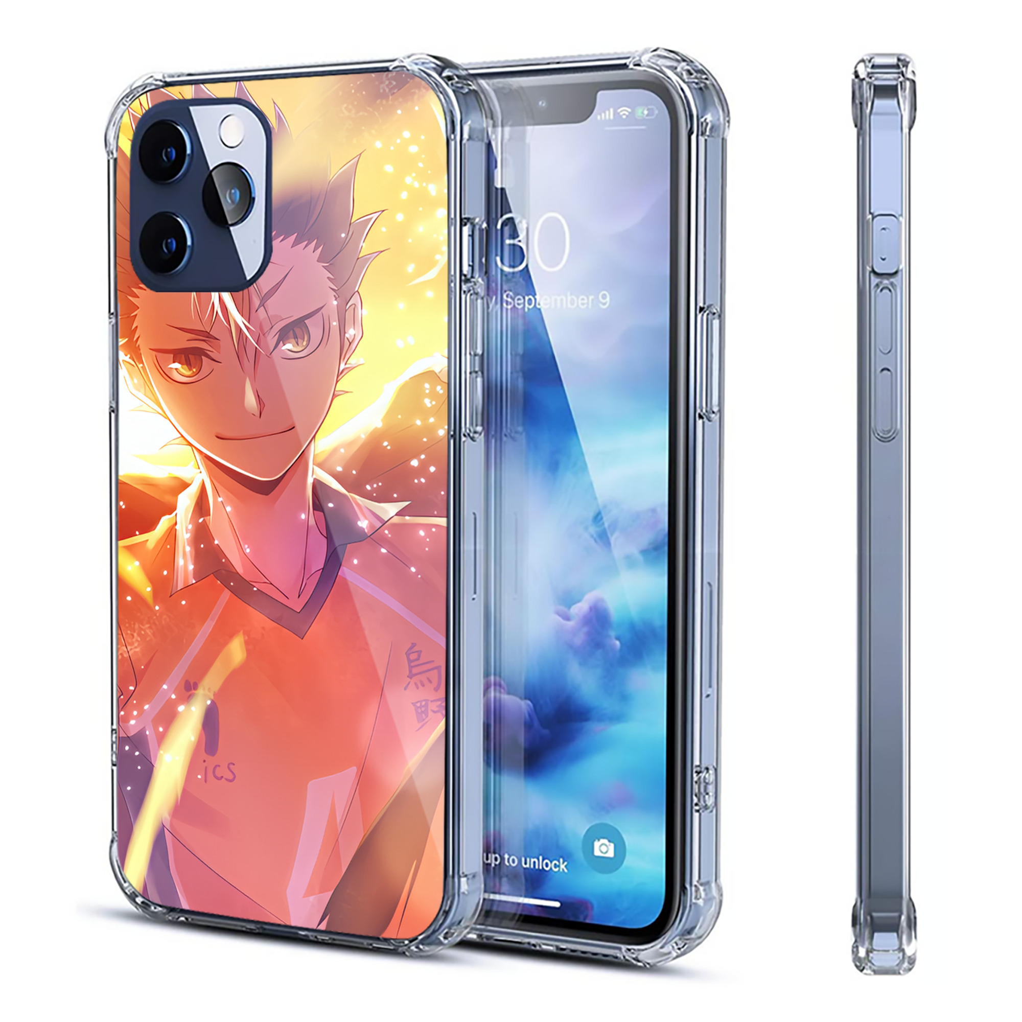 （画像用） ハイキュー!! Haikyu!! 【iPhone 12シリーズ対応】透明スマホケース（クリアソフトケース）